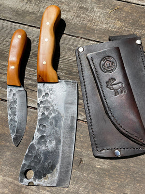 Limited Edition: Cabin Cleaver and Field Butcher Knife Set